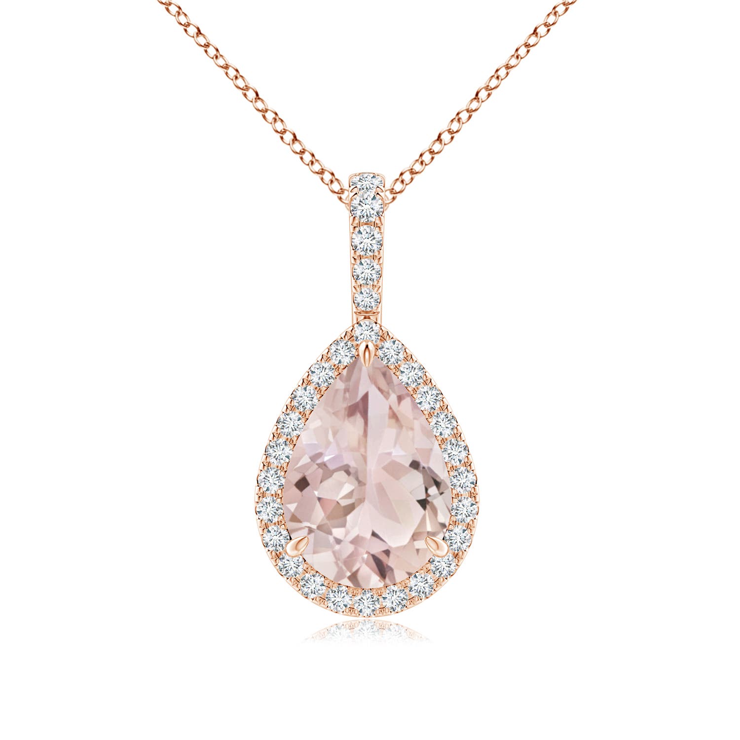 A - Morganite / 1.78 CT / 14 KT Rose Gold