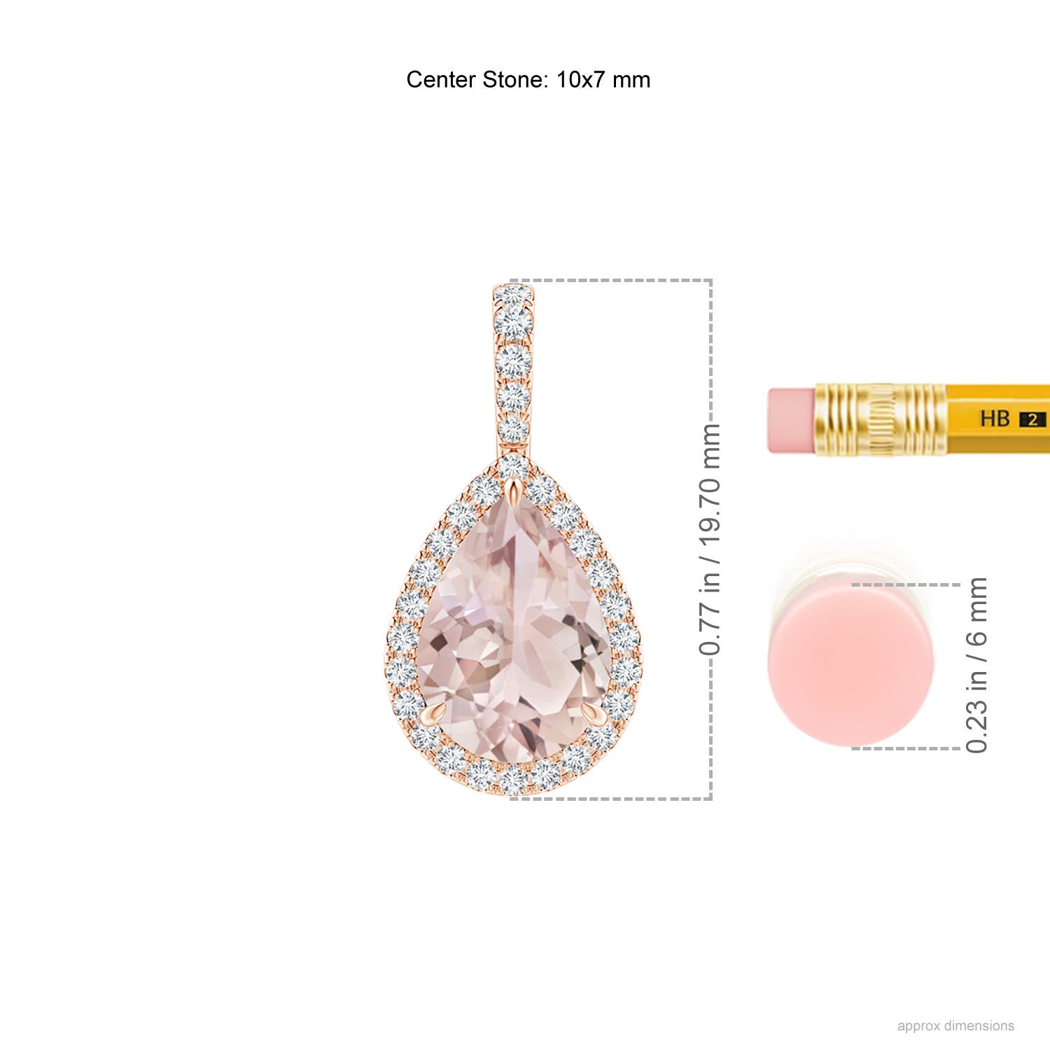 A - Morganite / 1.78 CT / 14 KT Rose Gold