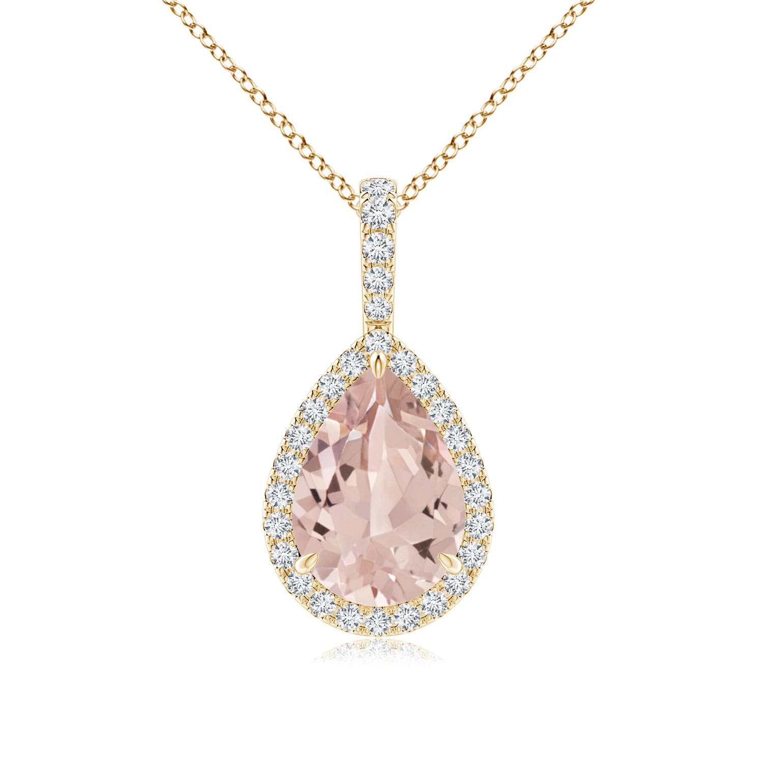 AA - Morganite / 1.78 CT / 14 KT Yellow Gold