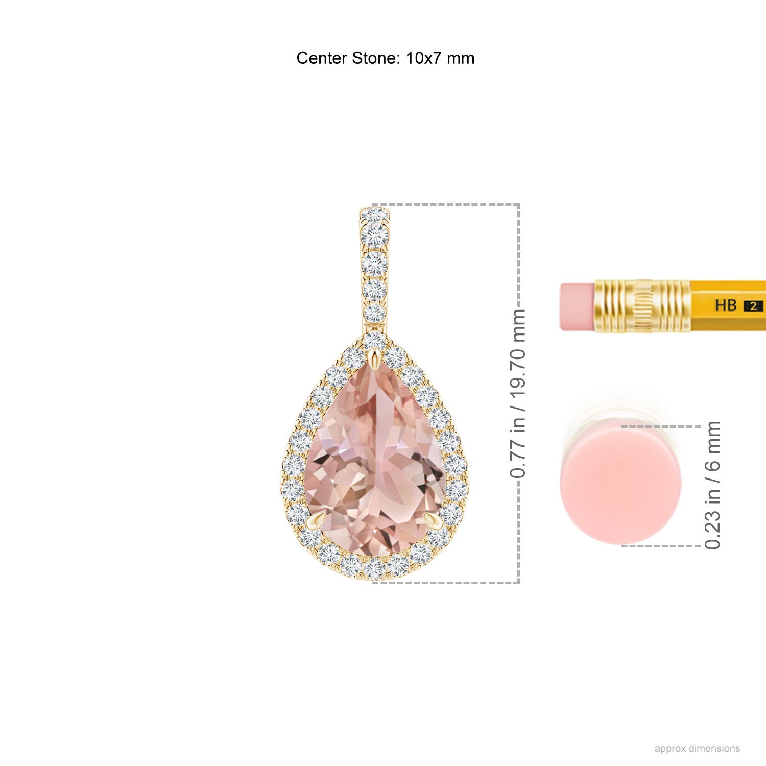 AAA - Morganite / 1.78 CT / 14 KT Yellow Gold