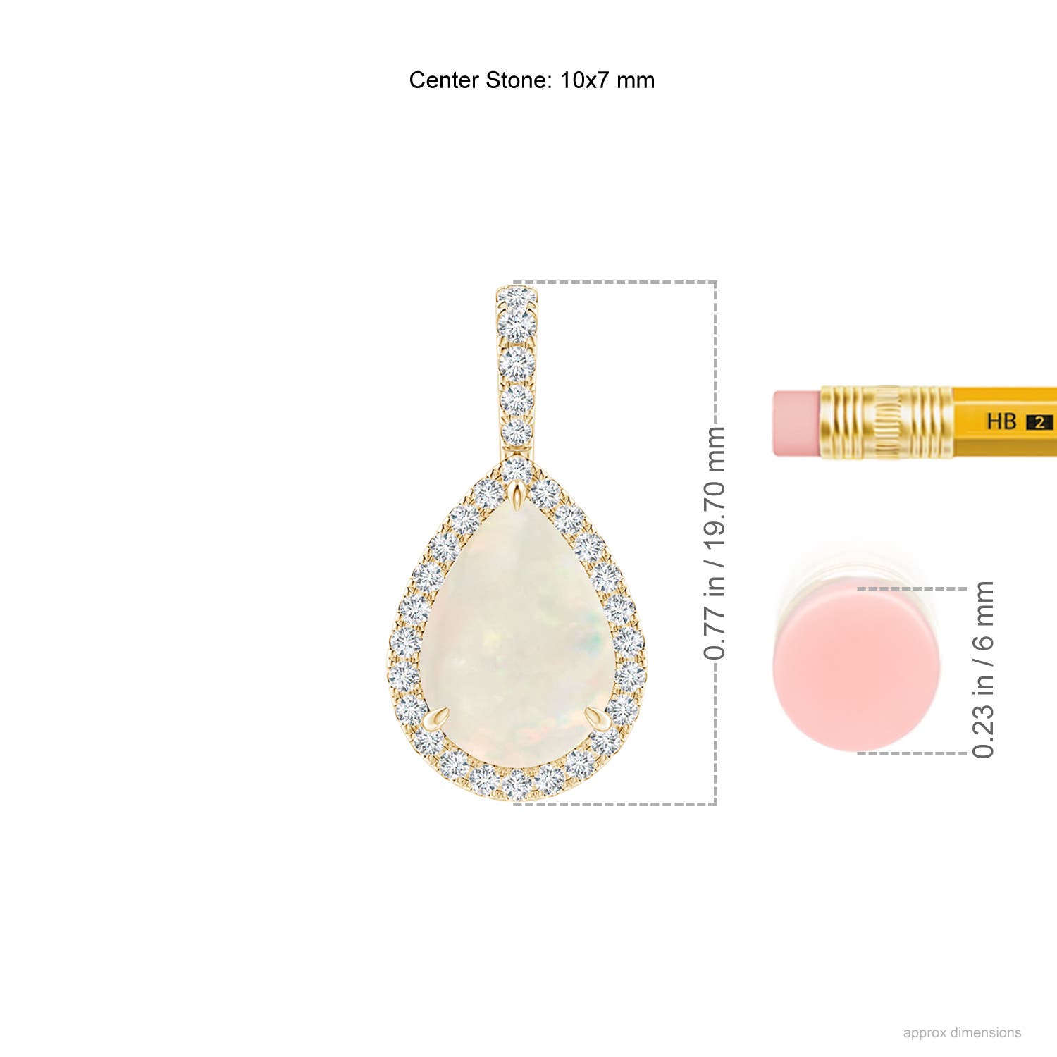 A - Opal / 1.33 CT / 14 KT Yellow Gold