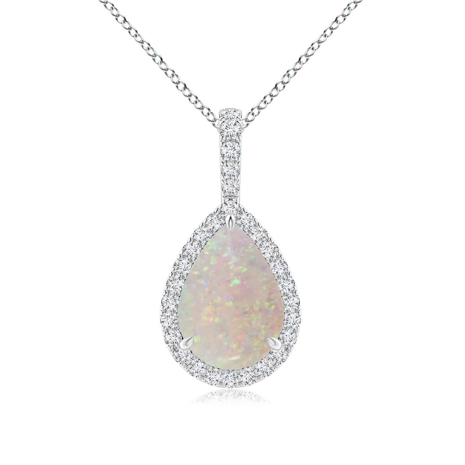 AA - Opal / 1.33 CT / 14 KT White Gold