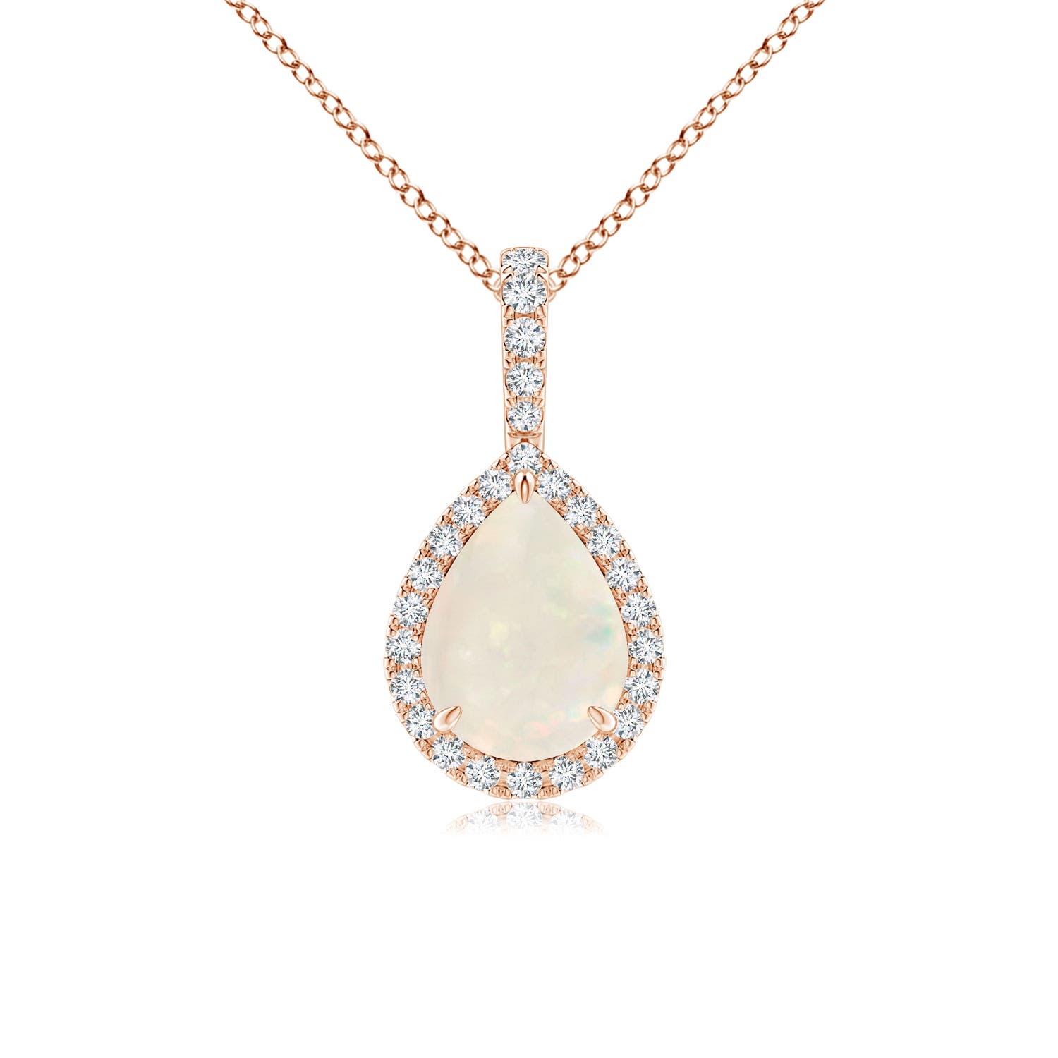 A - Opal / 0.85 CT / 14 KT Rose Gold