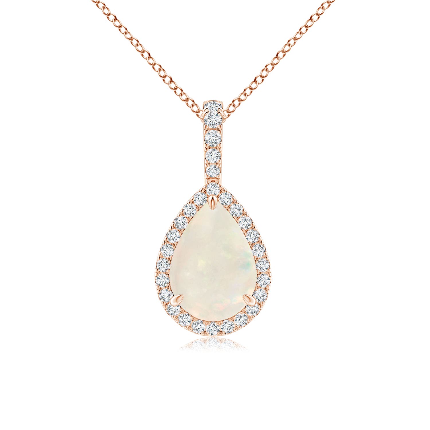 A - Opal / 0.96 CT / 14 KT Rose Gold