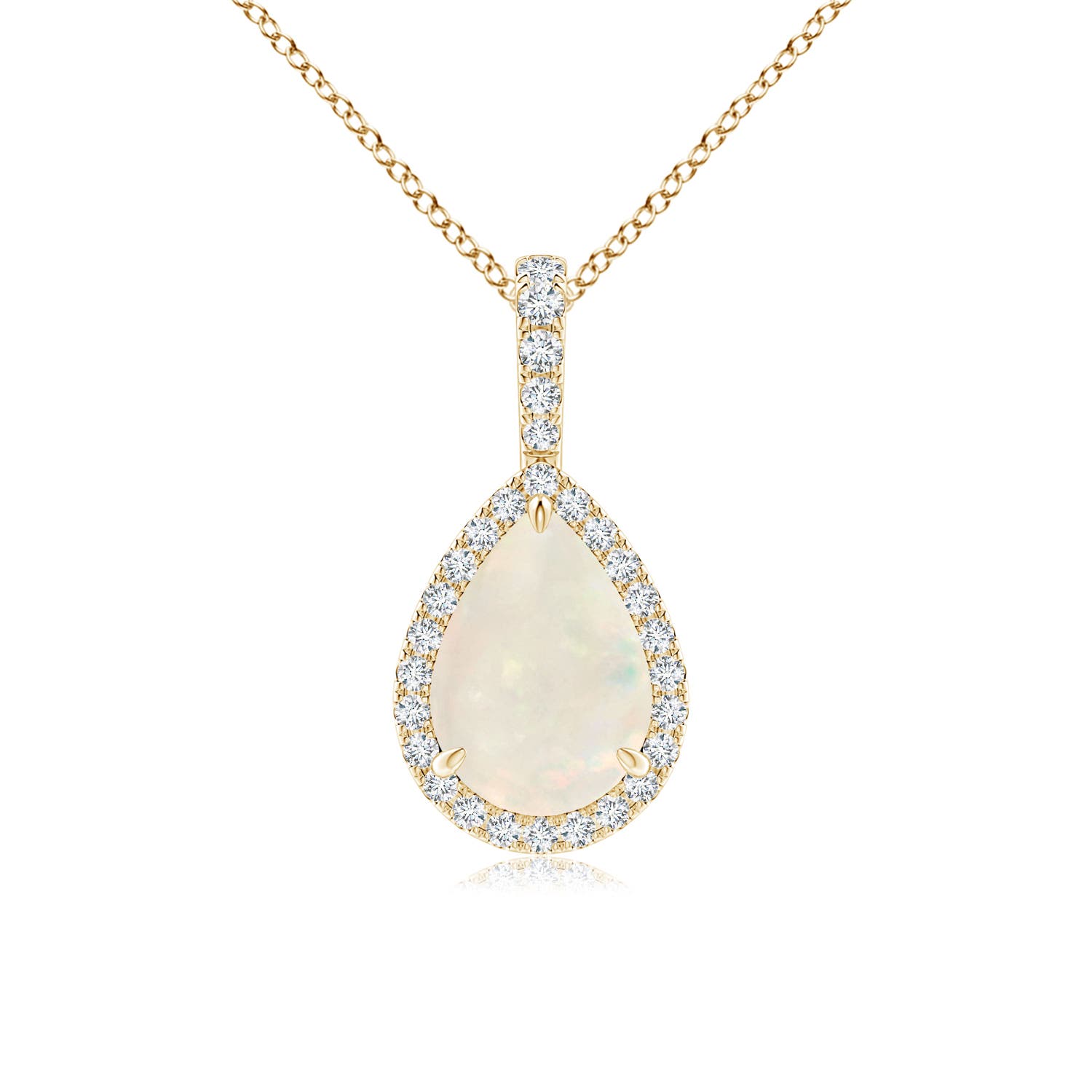 A - Opal / 0.96 CT / 14 KT Yellow Gold