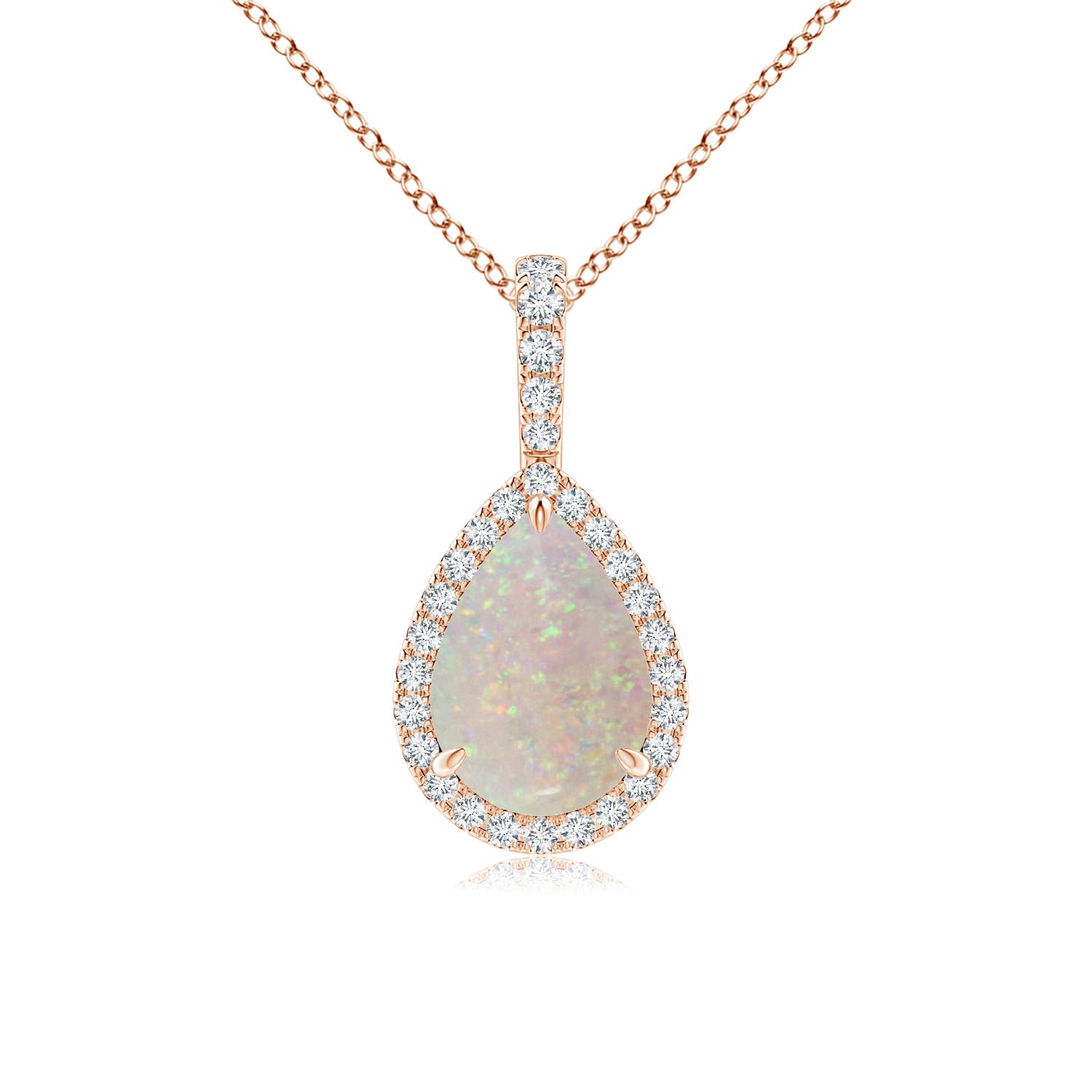 AA - Opal / 0.96 CT / 14 KT Rose Gold