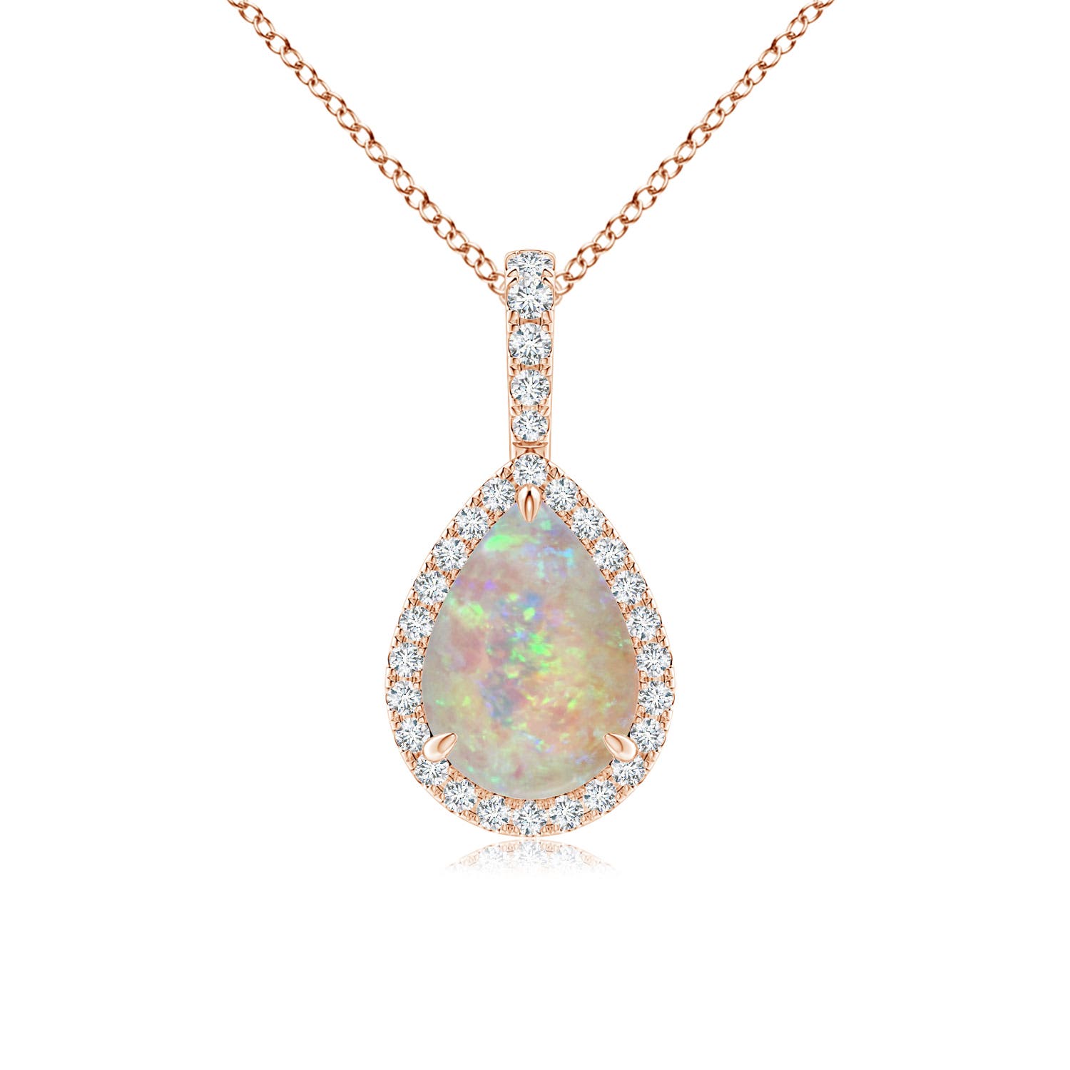 AAAA - Opal / 0.96 CT / 14 KT Rose Gold