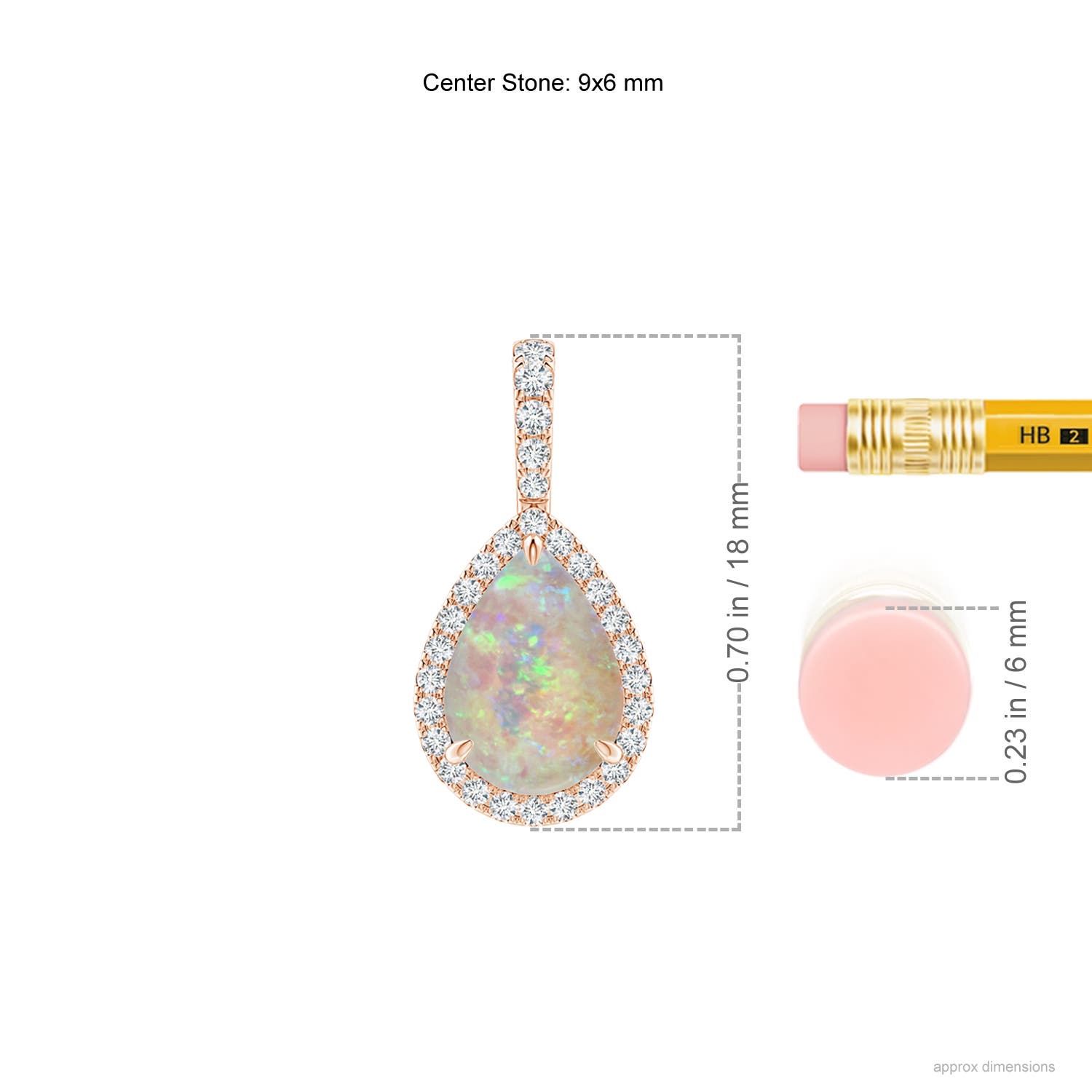 AAAA - Opal / 0.96 CT / 14 KT Rose Gold