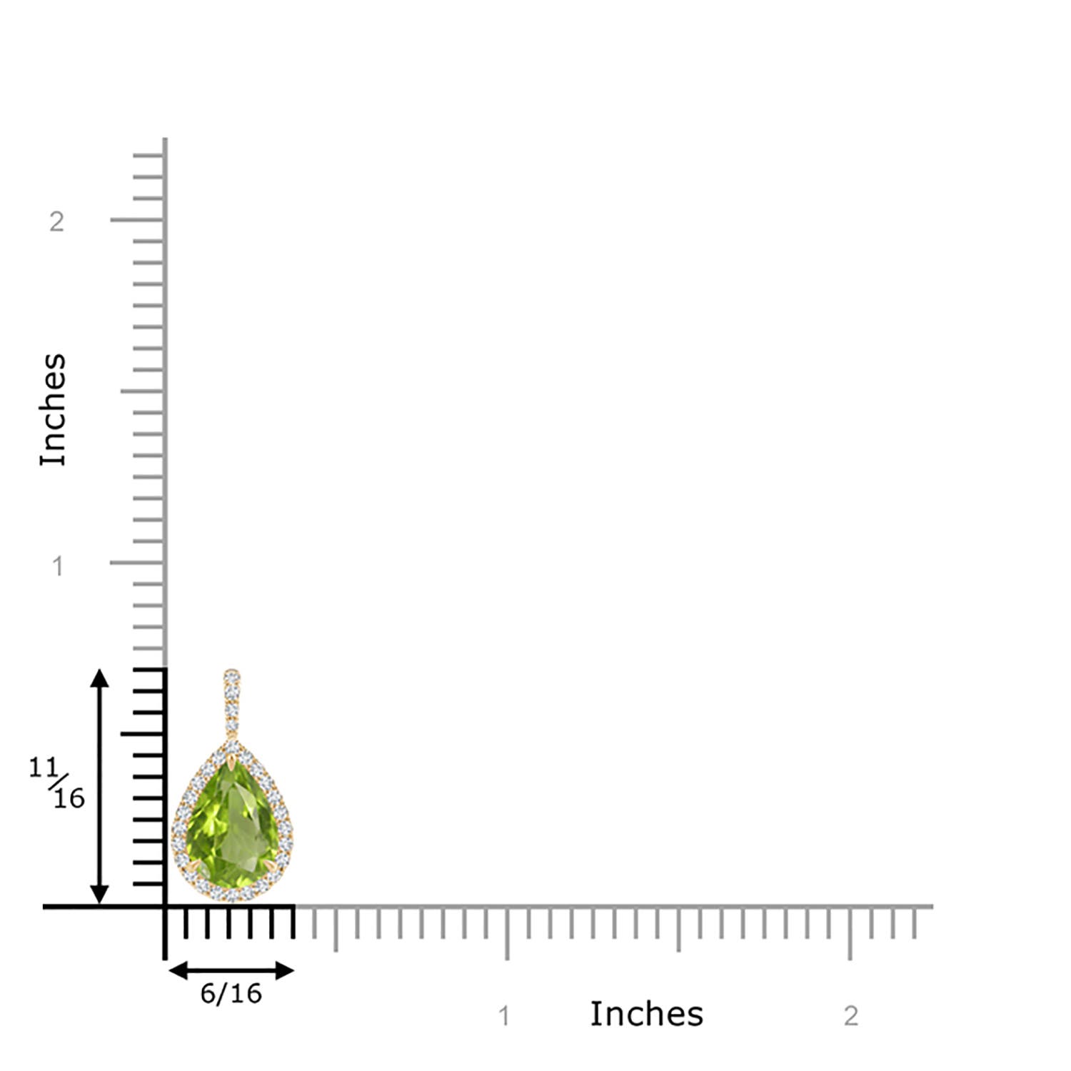 AA - Peridot / 2.08 CT / 14 KT Yellow Gold