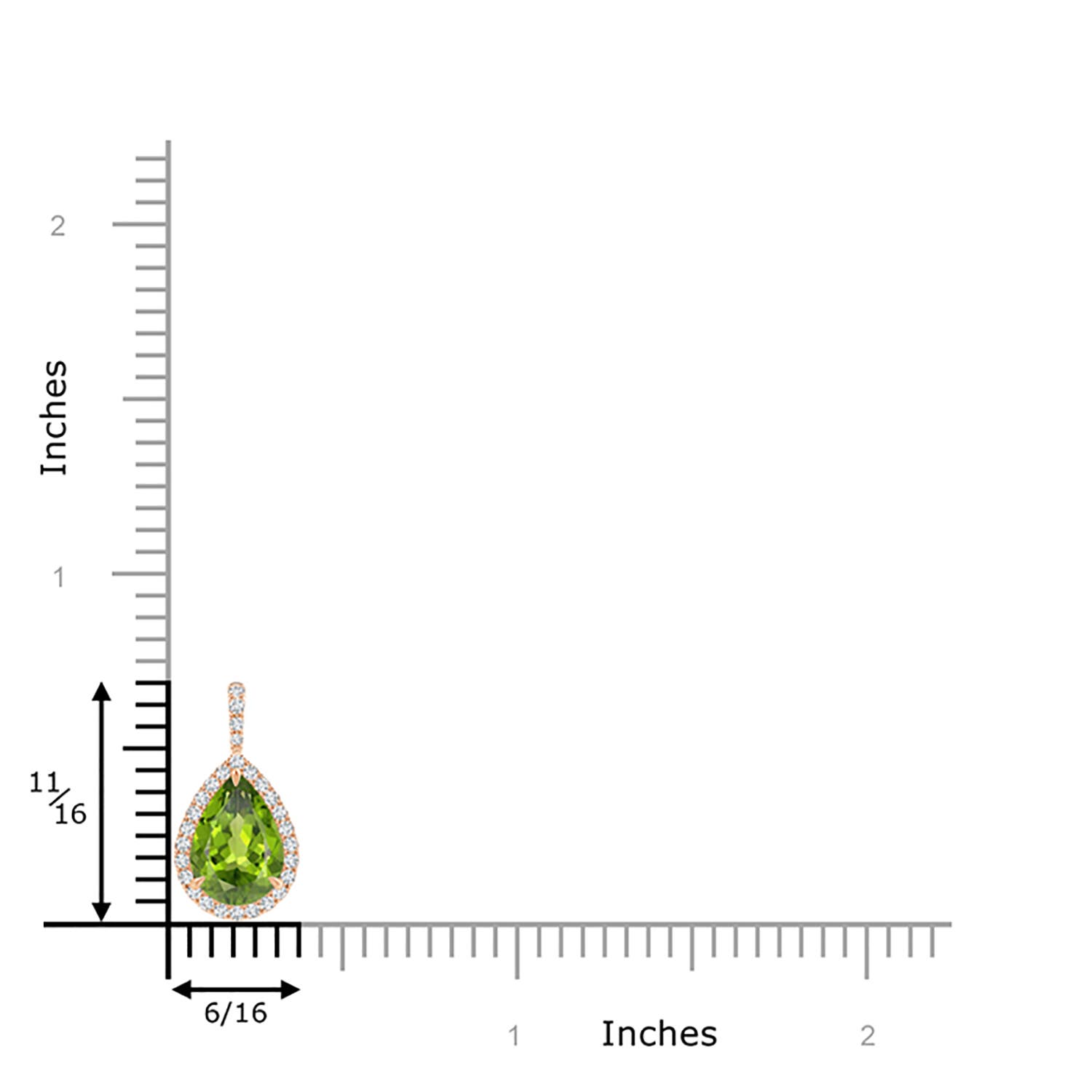 AAA - Peridot / 2.08 CT / 14 KT Rose Gold