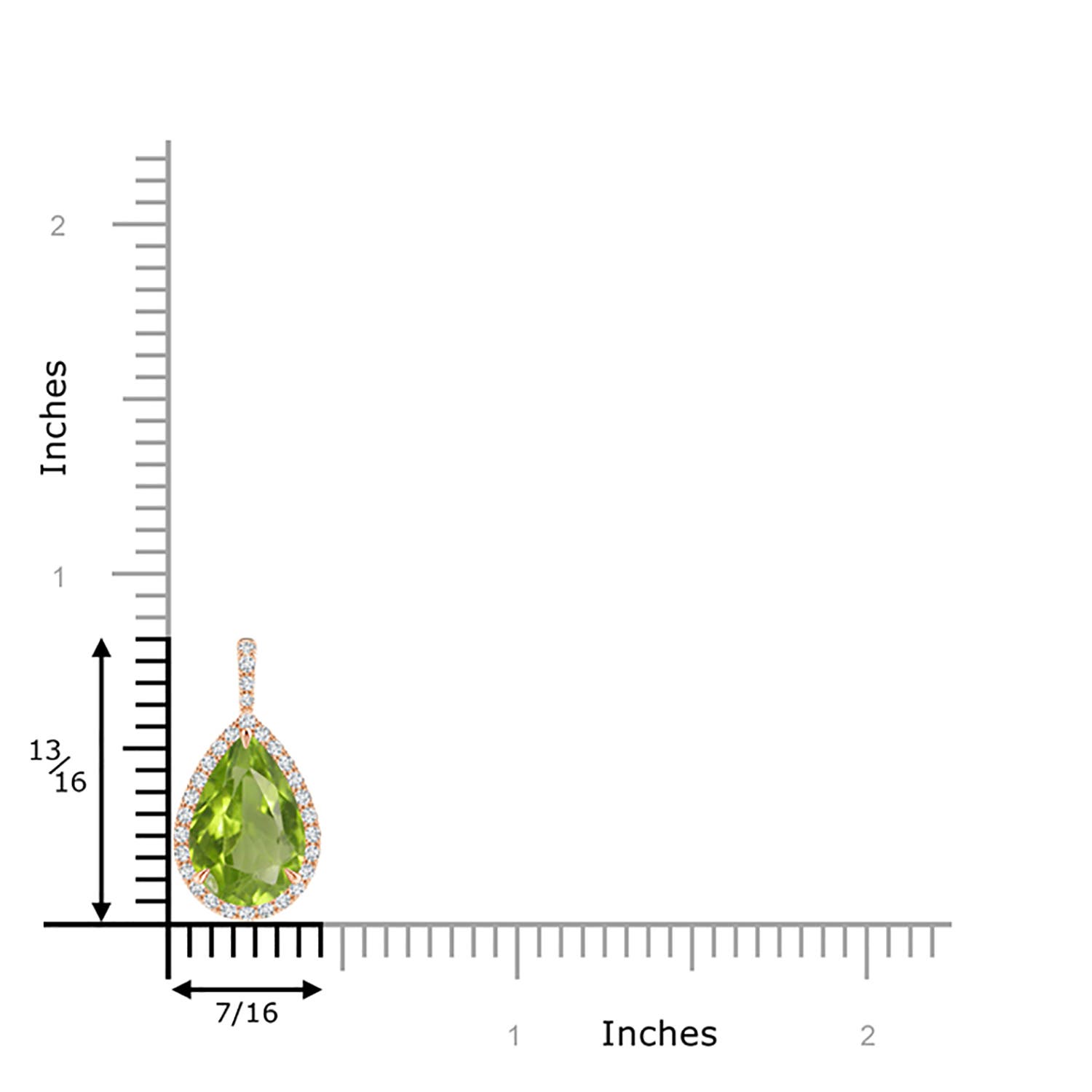 AA - Peridot / 3.65 CT / 14 KT Rose Gold