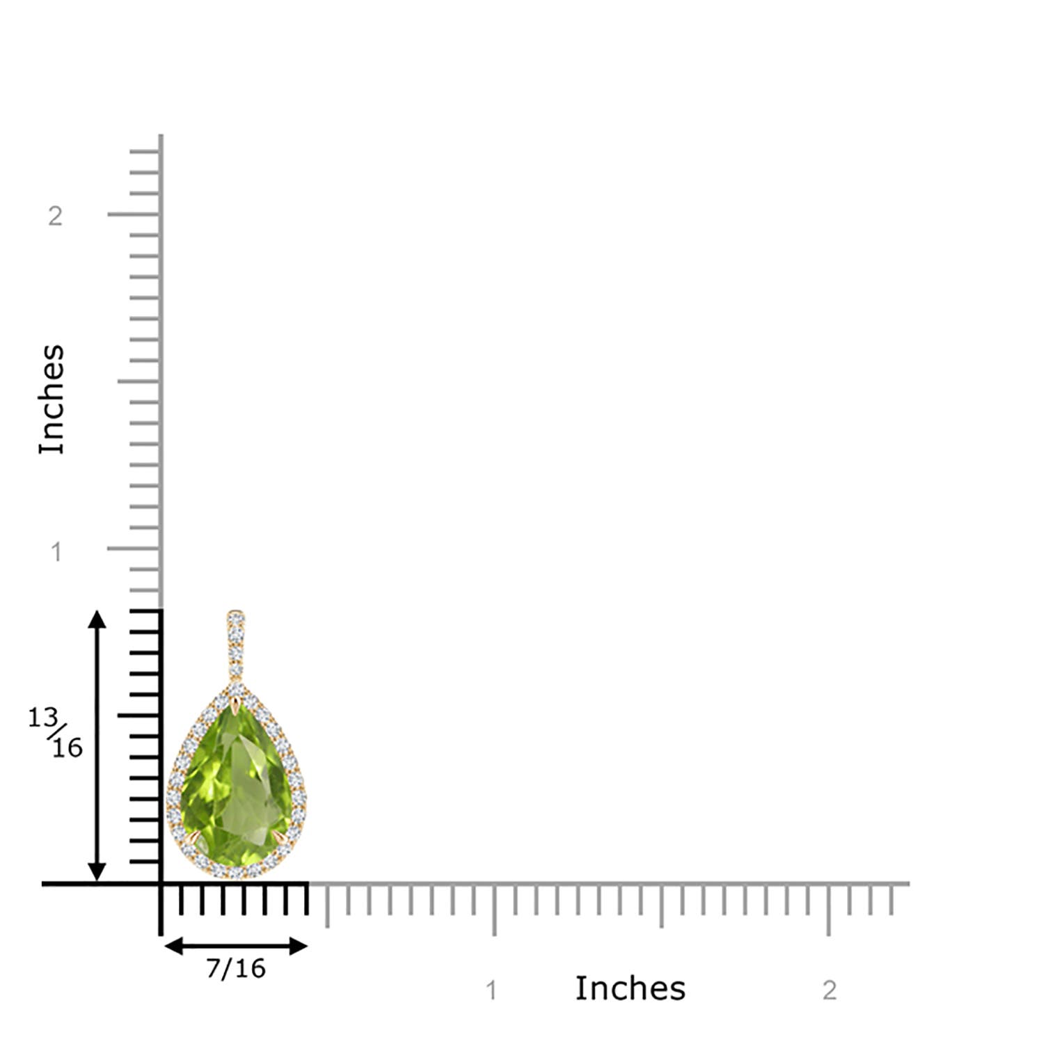 AA - Peridot / 3.65 CT / 14 KT Yellow Gold