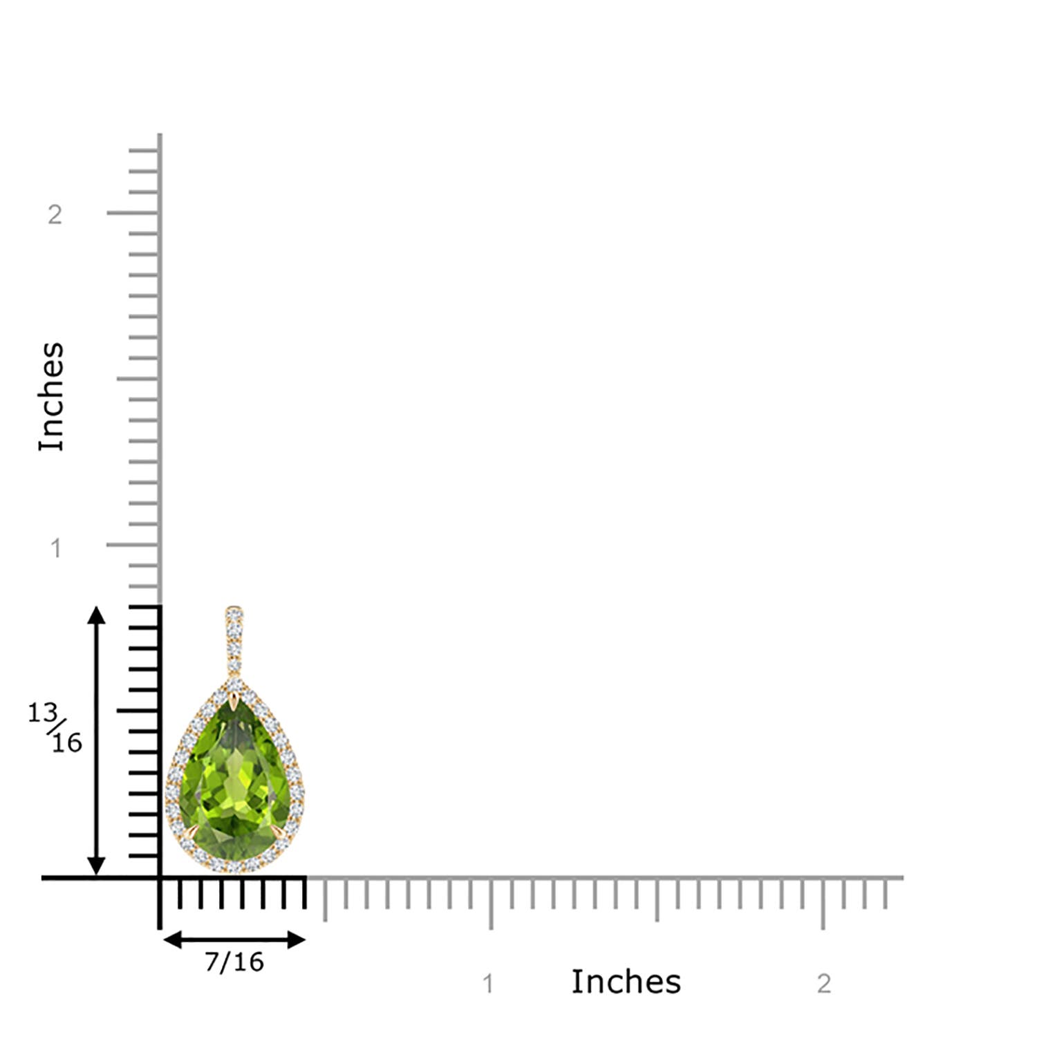 AAA - Peridot / 3.65 CT / 14 KT Yellow Gold