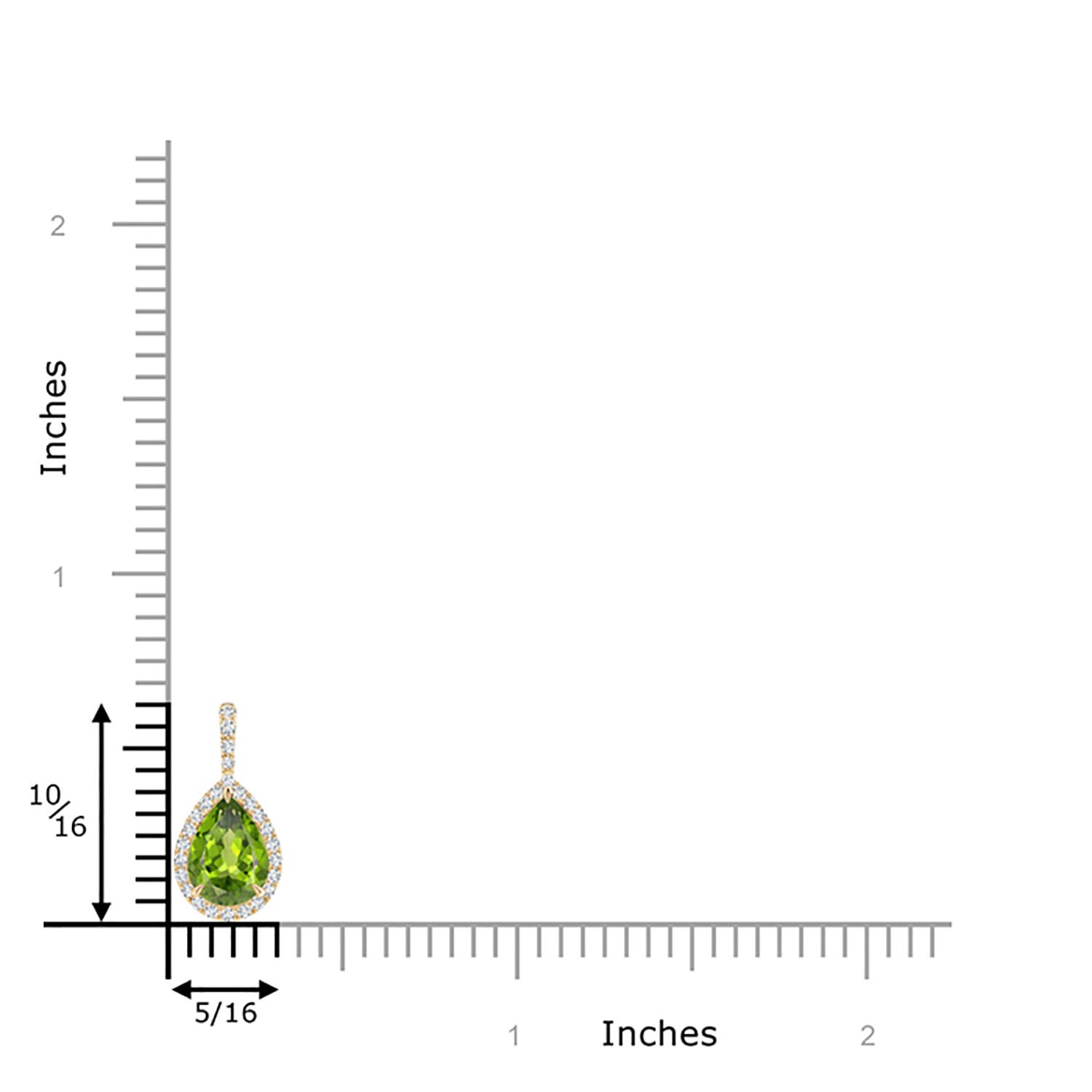 AAA - Peridot / 1.25 CT / 14 KT Yellow Gold