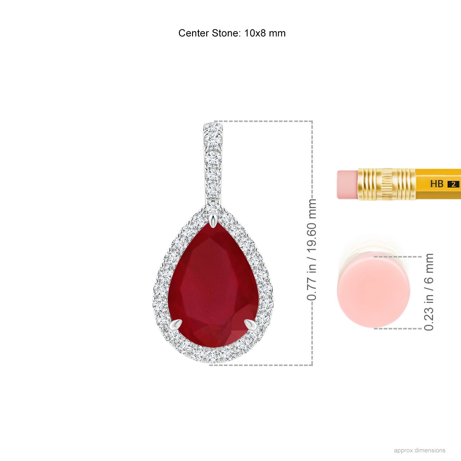 AA - Ruby / 2.88 CT / 14 KT White Gold