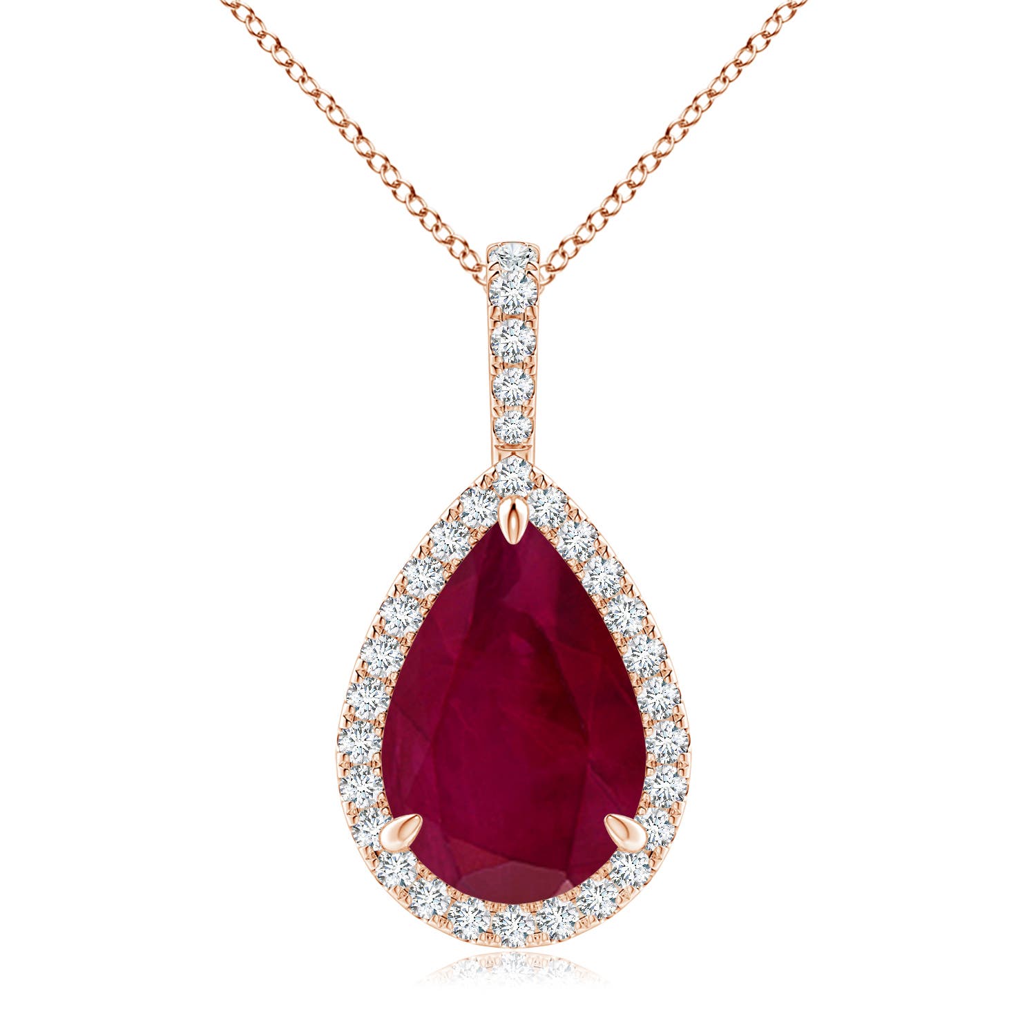 A - Ruby / 5.25 CT / 14 KT Rose Gold