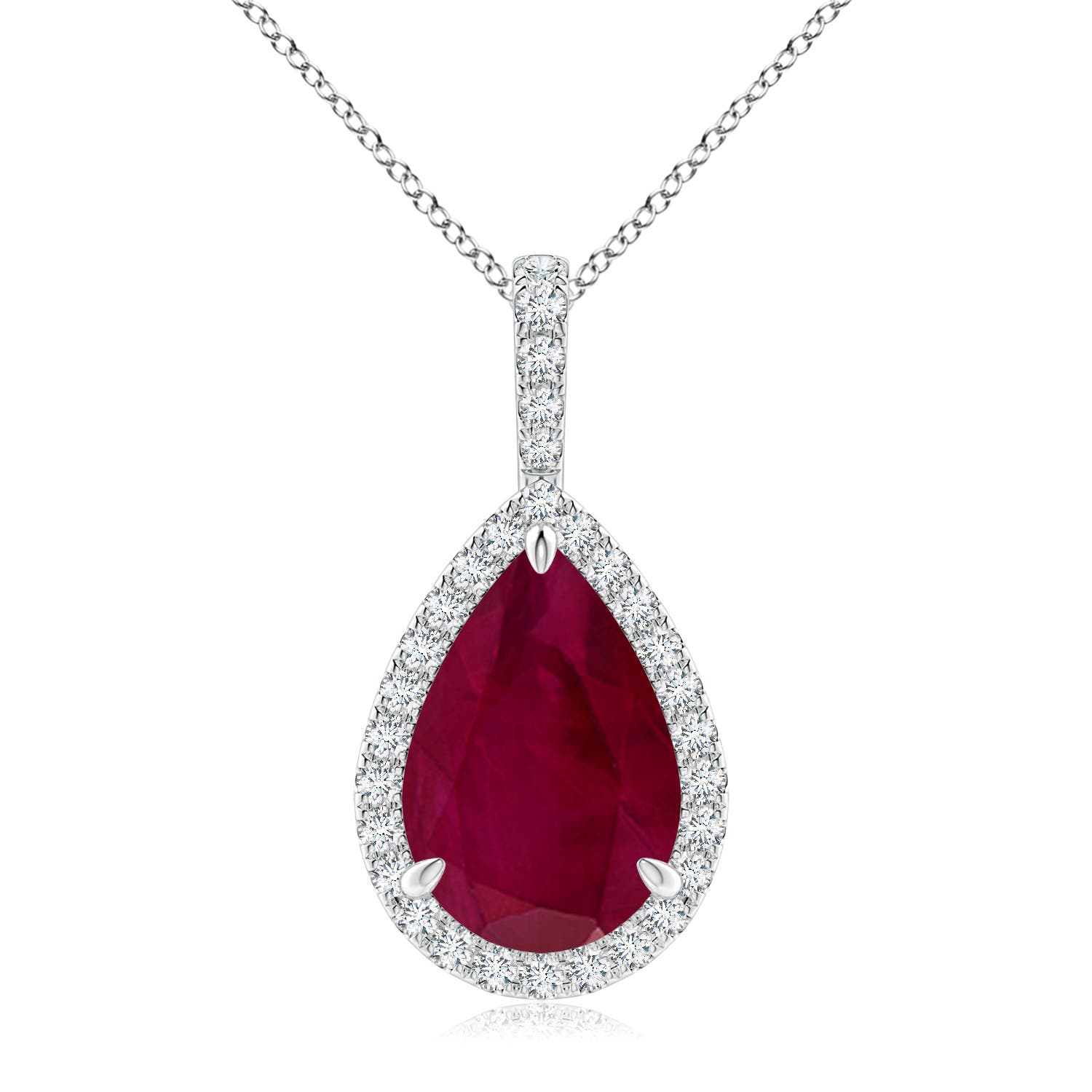 A - Ruby / 5.25 CT / 14 KT White Gold