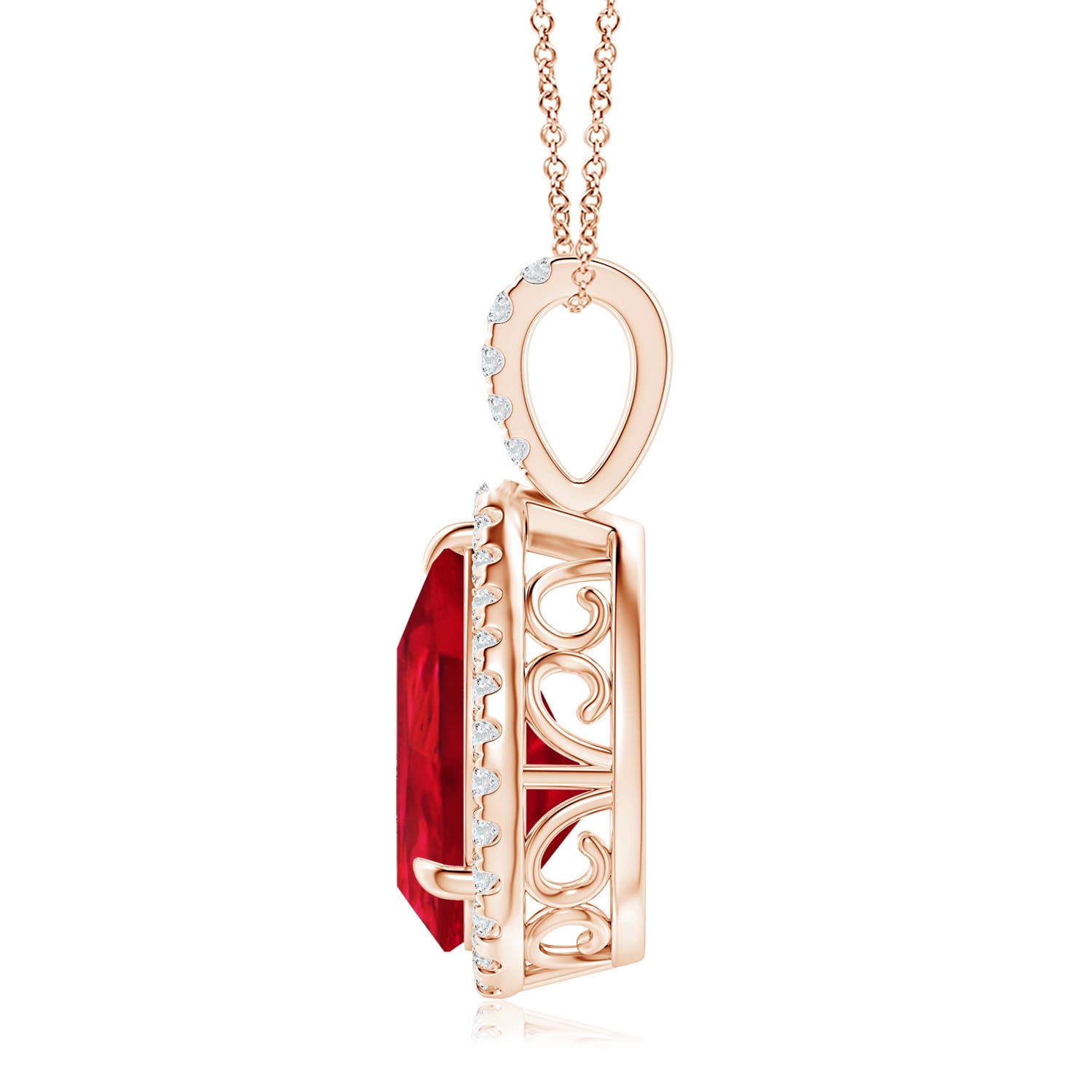 AAA - Ruby / 5.25 CT / 14 KT Rose Gold