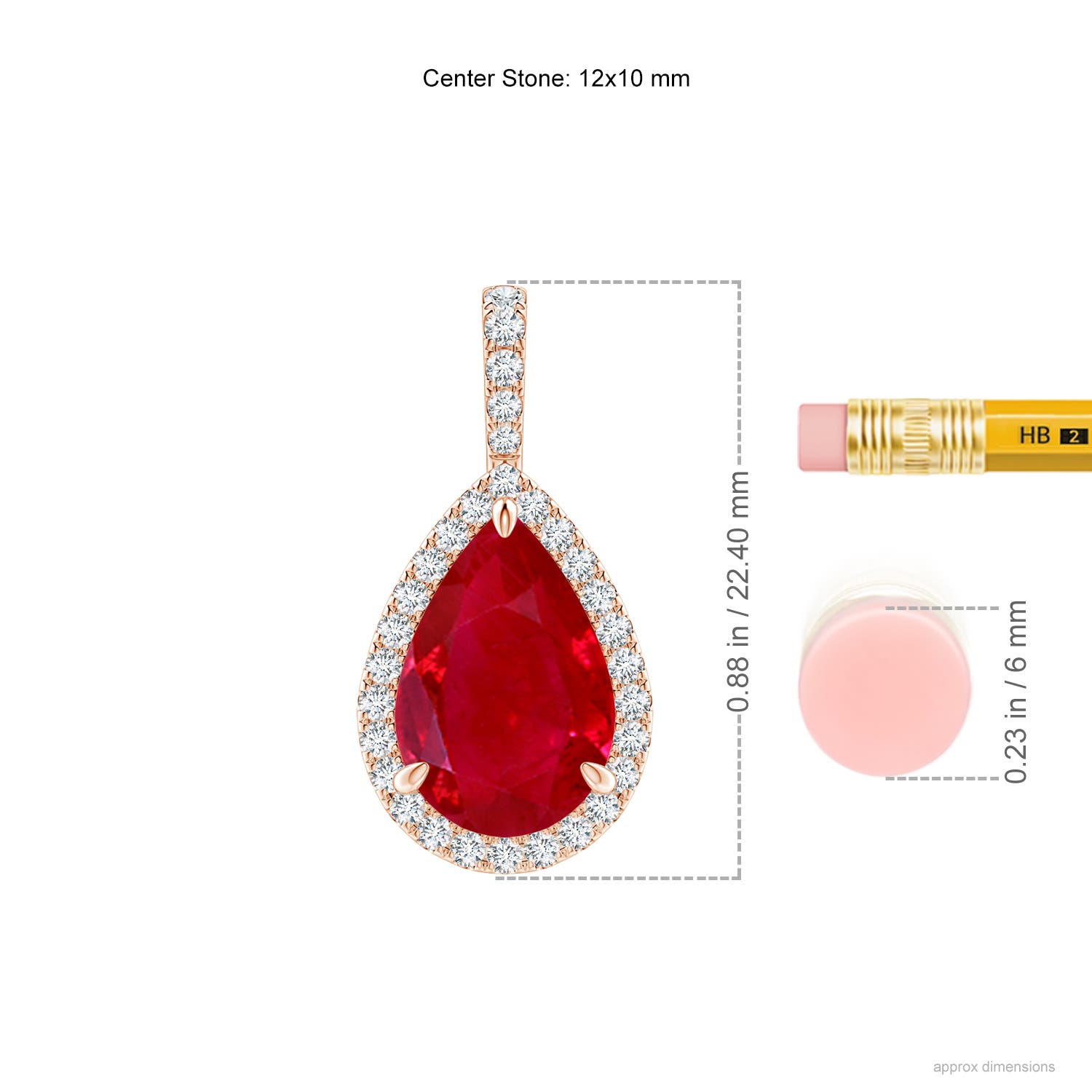 AAA - Ruby / 5.25 CT / 14 KT Rose Gold