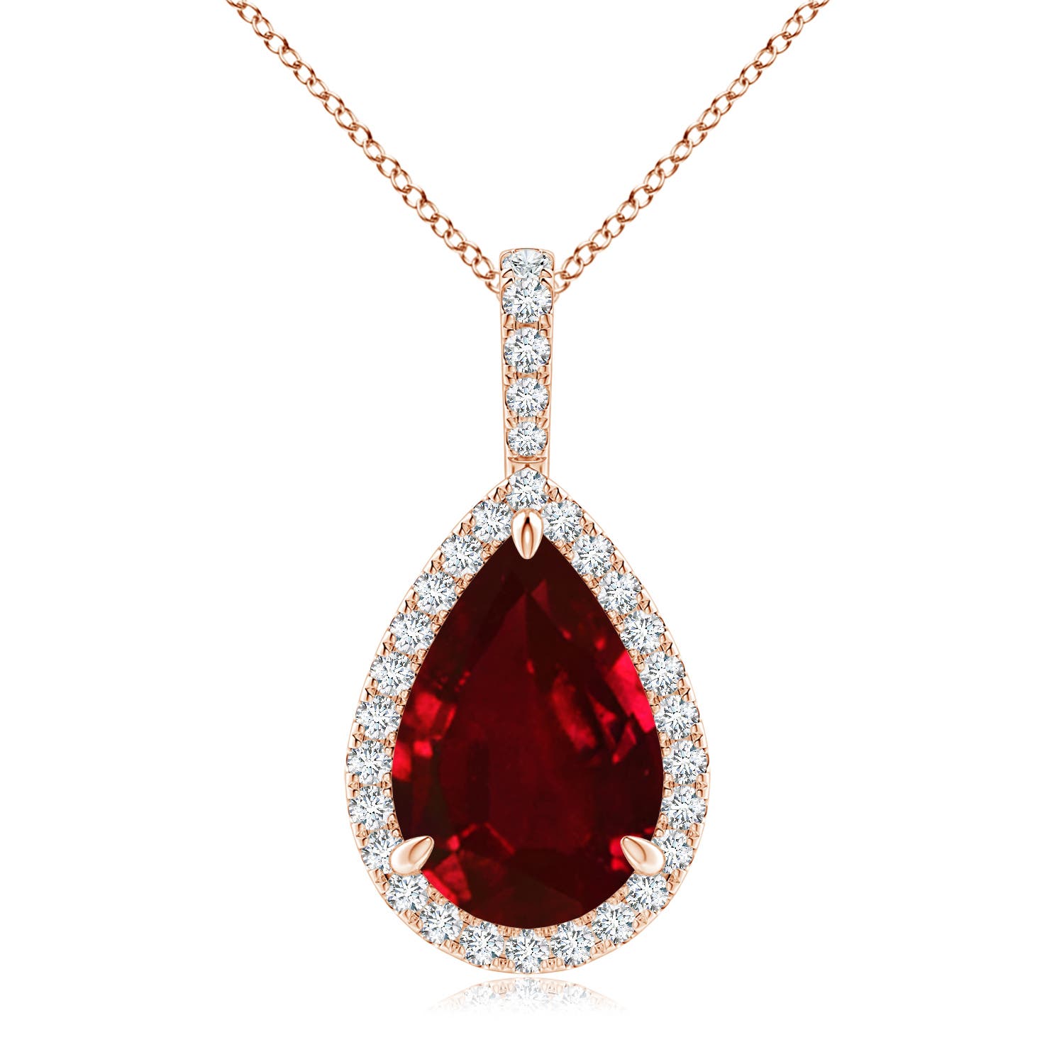 AAAA - Ruby / 5.25 CT / 14 KT Rose Gold