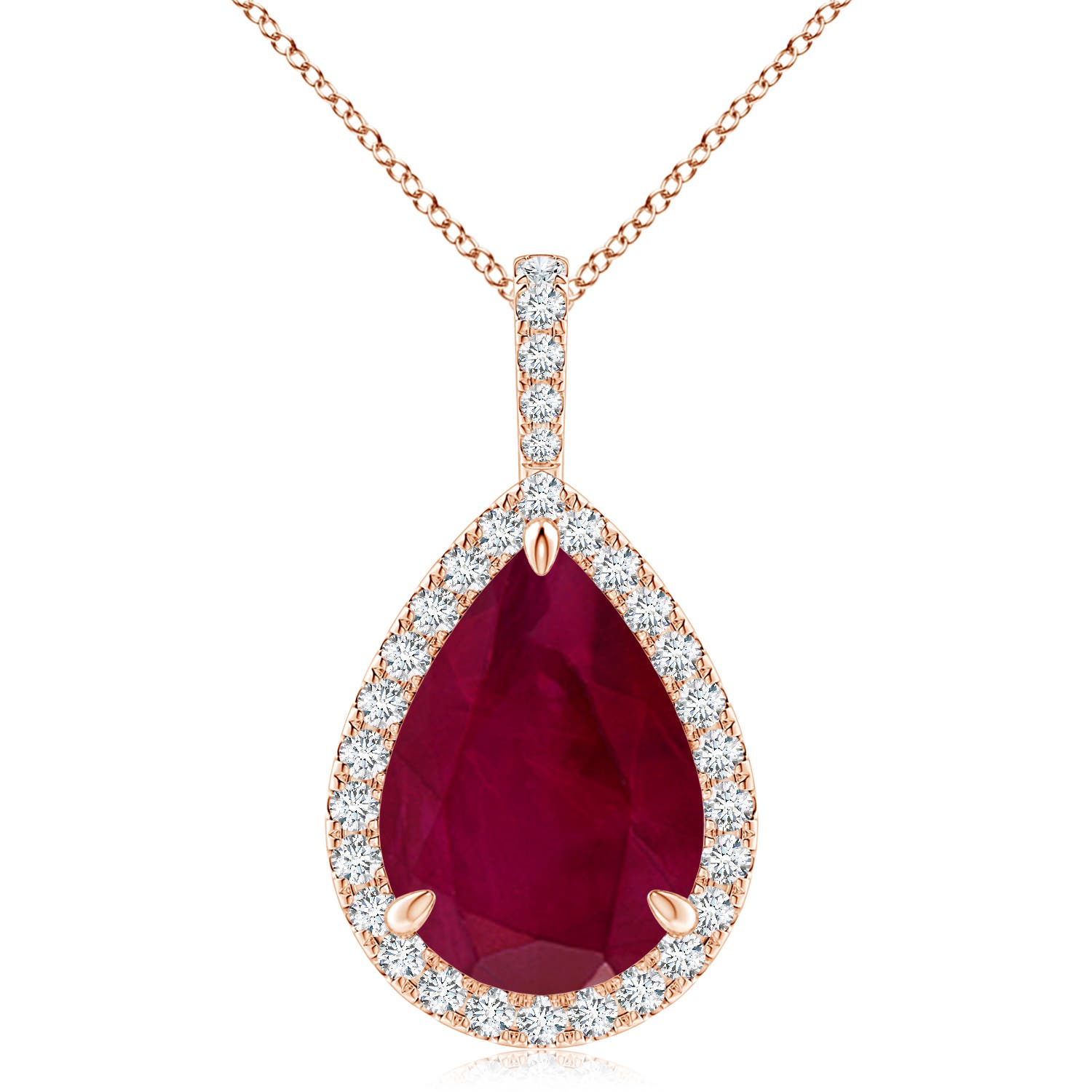 A - Ruby / 8.25 CT / 14 KT Rose Gold