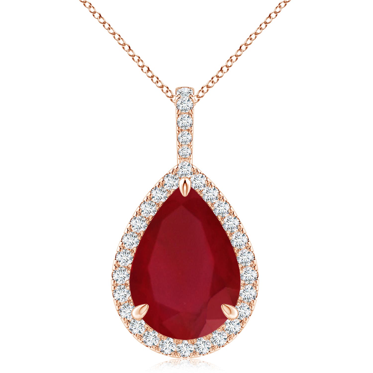 AA - Ruby / 8.25 CT / 14 KT Rose Gold