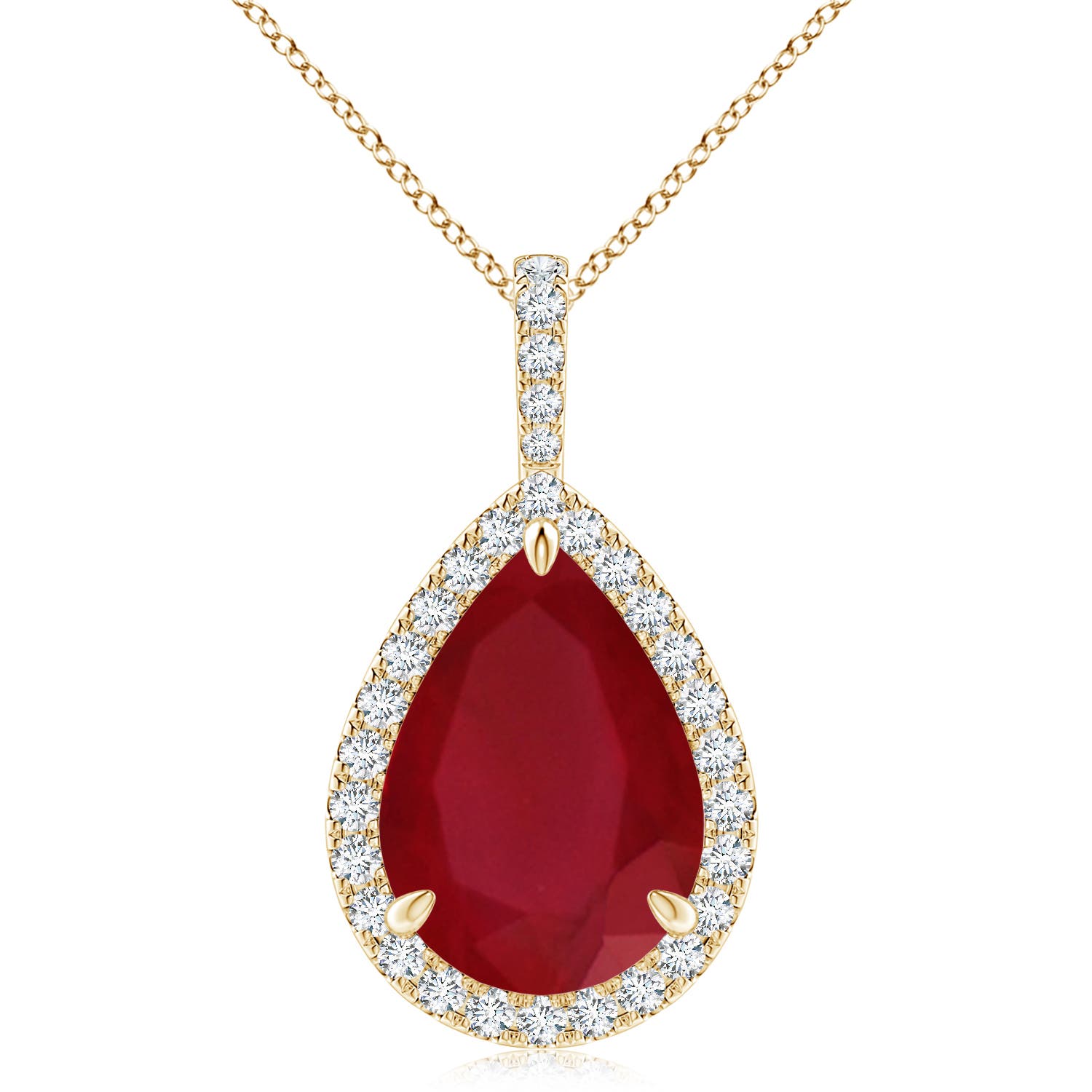 AA - Ruby / 8.25 CT / 14 KT Yellow Gold