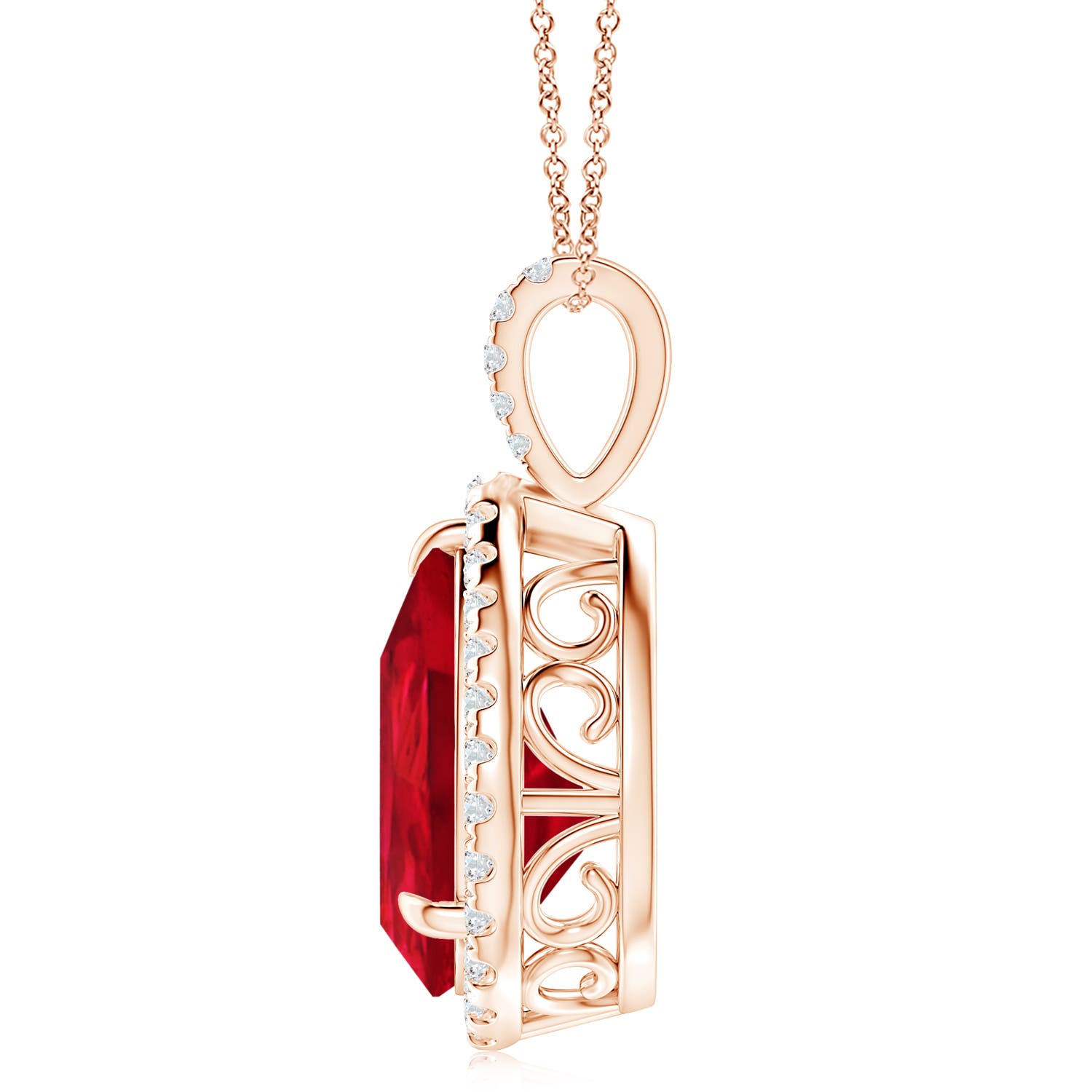 AAA - Ruby / 8.25 CT / 14 KT Rose Gold