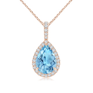 Pear A Swiss Blue Topaz
