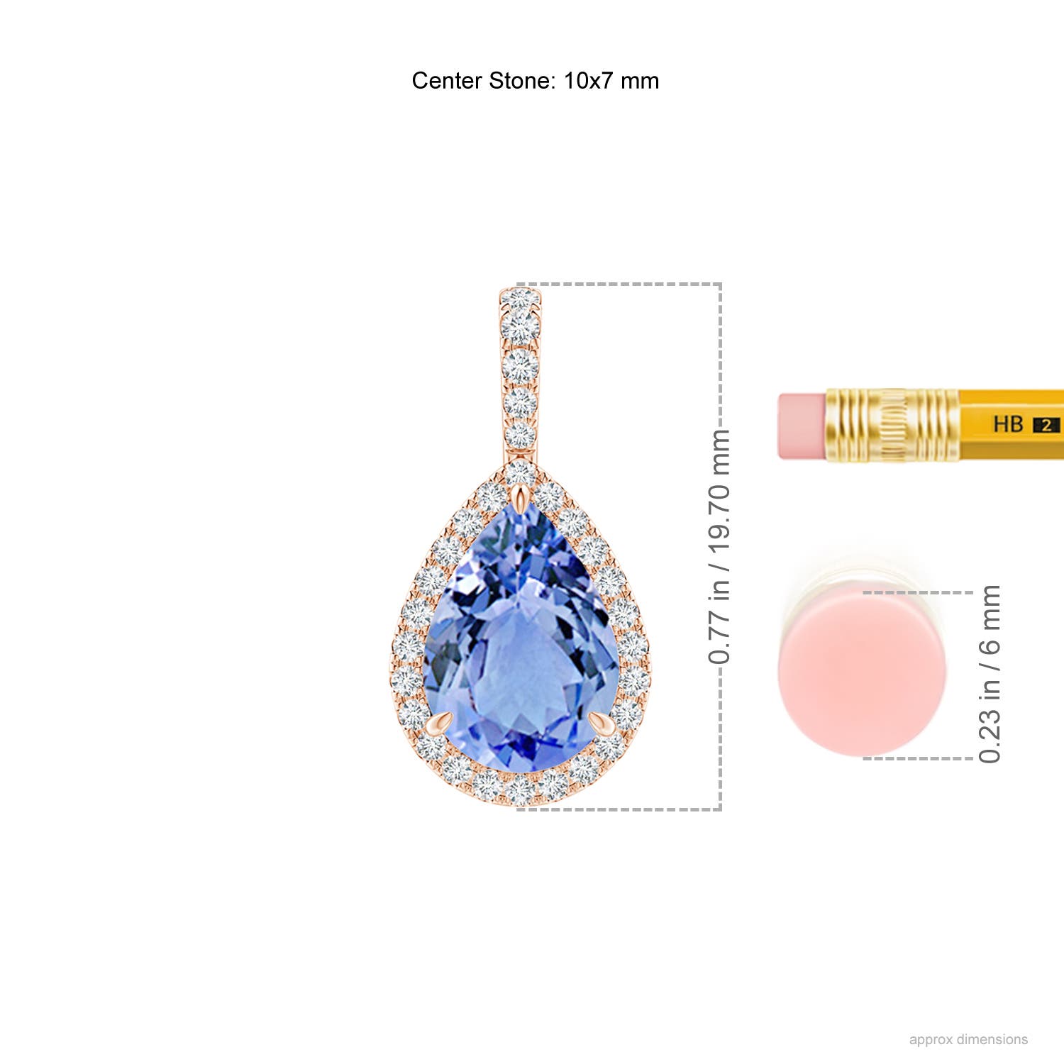 A - Tanzanite / 2.13 CT / 14 KT Rose Gold