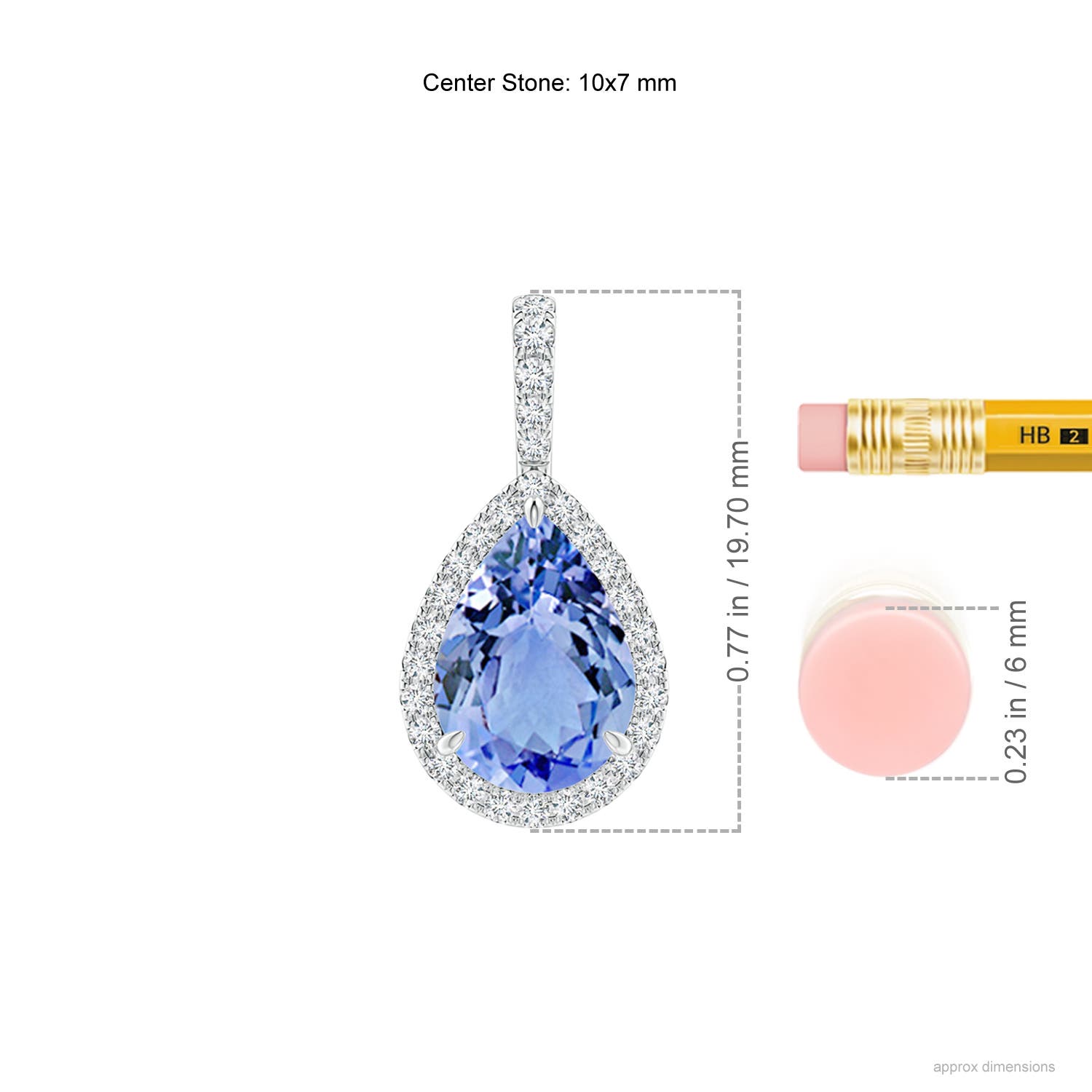 A - Tanzanite / 2.13 CT / 14 KT White Gold