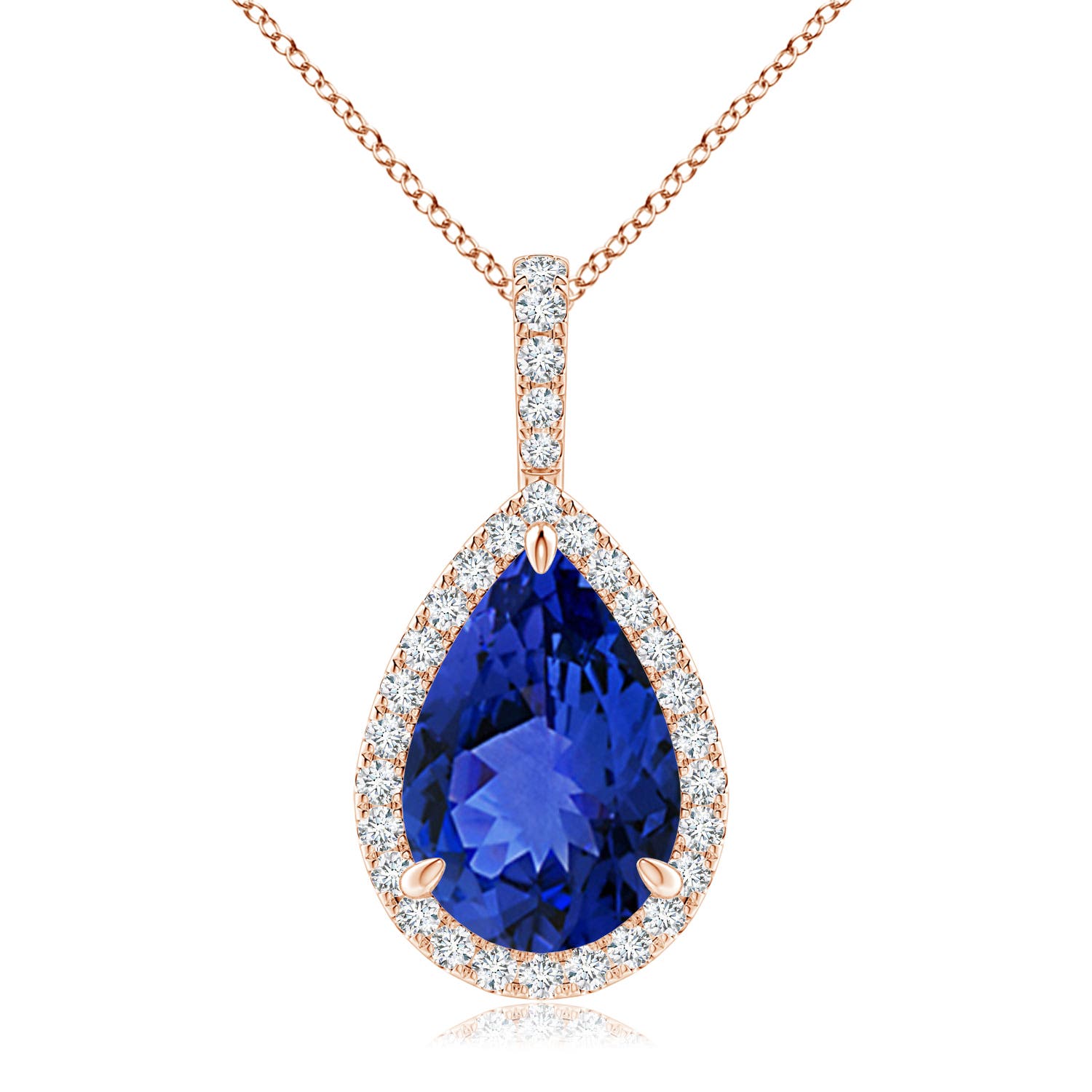 AAA - Tanzanite / 3.35 CT / 14 KT Rose Gold