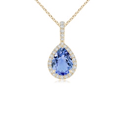 Classic Yellow Gold Tanzanite Necklaces & Pendants