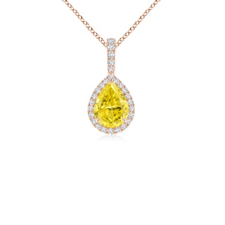 Pear Fancy Intense, VS2 Yellow Diamond