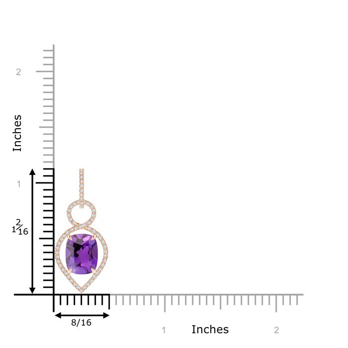 AAA - Amethyst / 3 CT / 14 KT Rose Gold