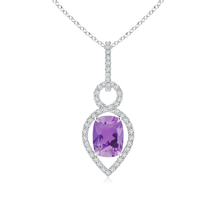 A - Amethyst / 1.44 CT / 14 KT White Gold
