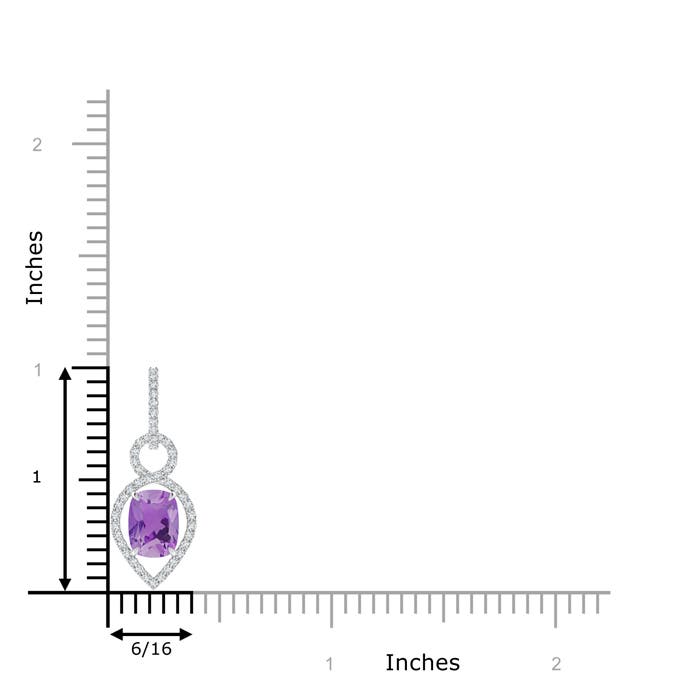 A - Amethyst / 1.44 CT / 14 KT White Gold