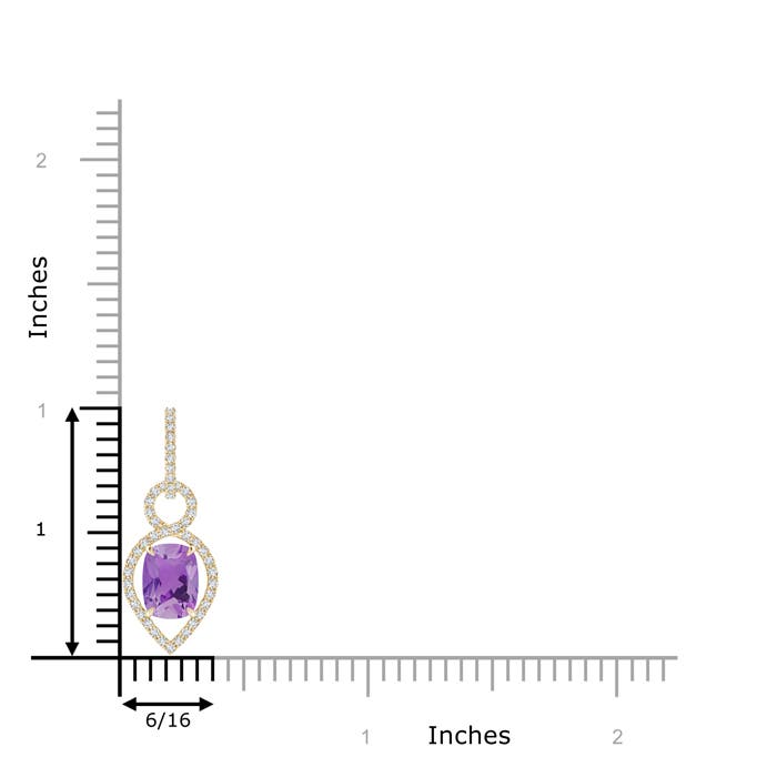 A - Amethyst / 1.44 CT / 14 KT Yellow Gold