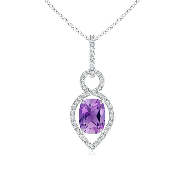 AA - Amethyst / 1.44 CT / 14 KT White Gold