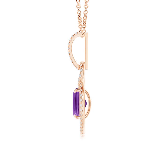 AAA - Amethyst / 1.44 CT / 14 KT Rose Gold
