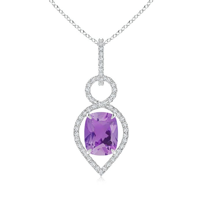A - Amethyst / 2.27 CT / 14 KT White Gold