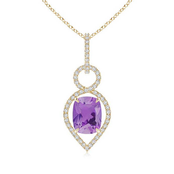 A - Amethyst / 2.27 CT / 14 KT Yellow Gold