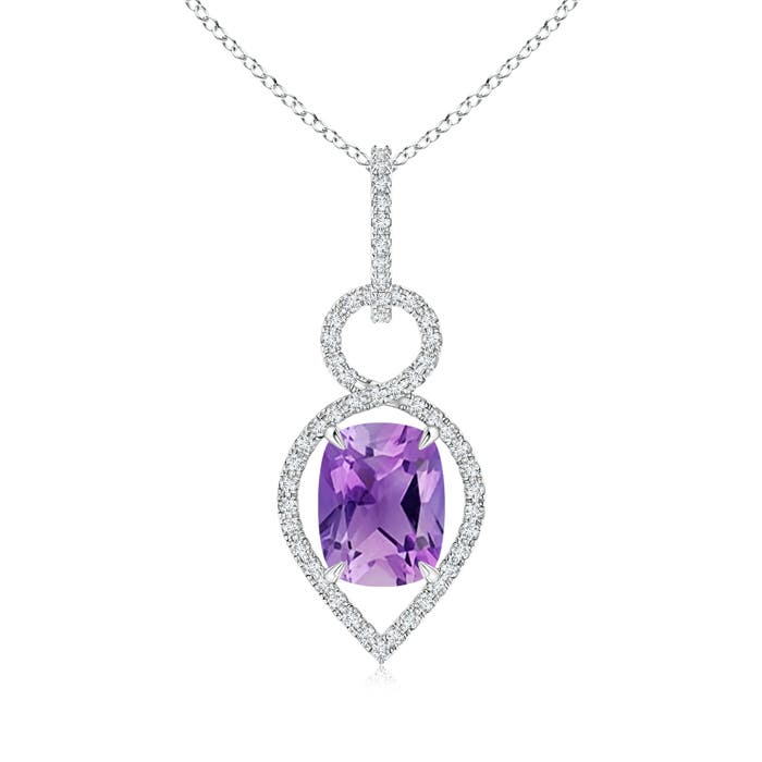 AA - Amethyst / 2.27 CT / 14 KT White Gold