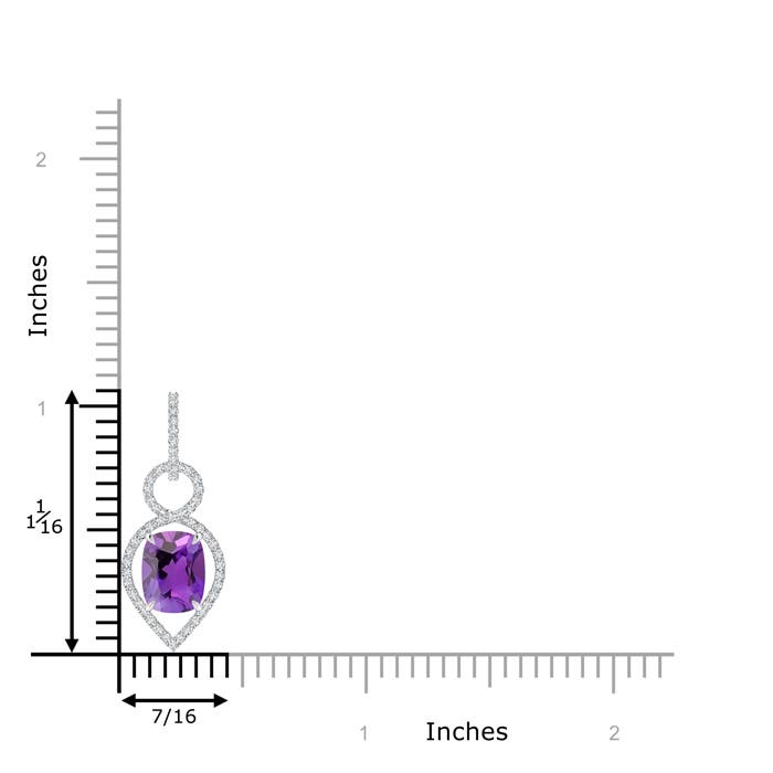 AAA - Amethyst / 2.27 CT / 14 KT White Gold