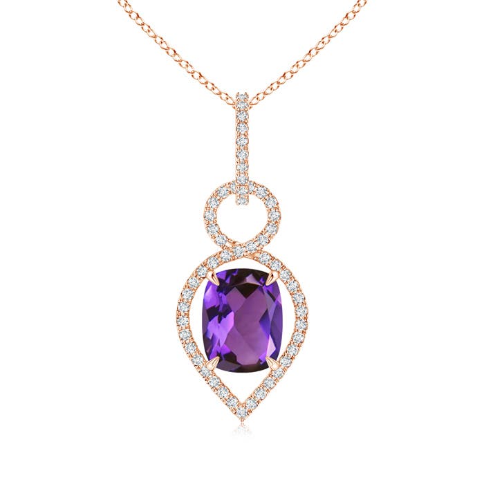 AAAA - Amethyst / 2.27 CT / 14 KT Rose Gold