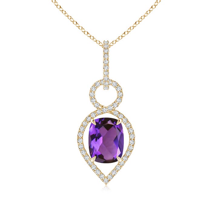 AAAA - Amethyst / 2.27 CT / 14 KT Yellow Gold