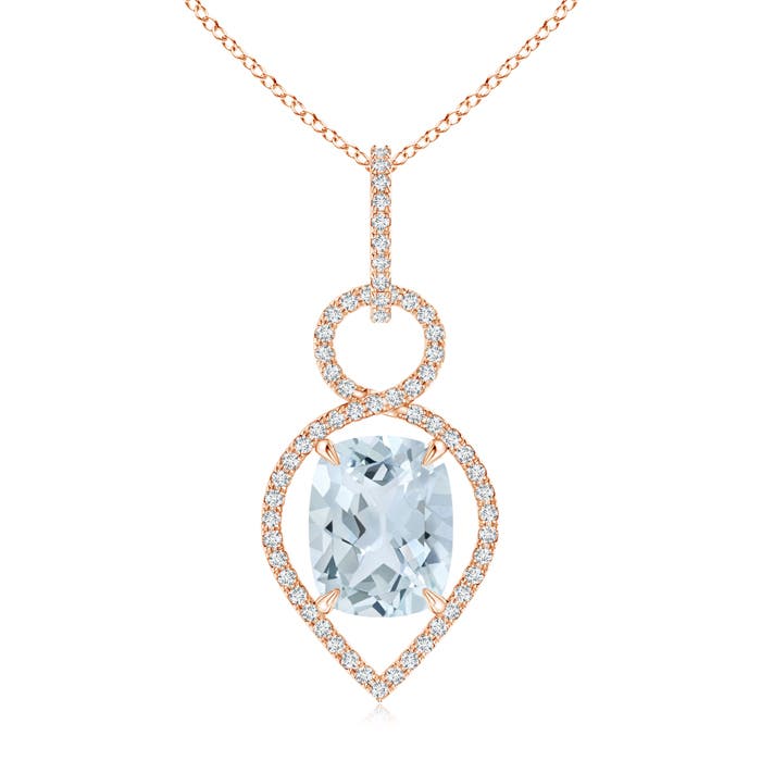 A - Aquamarine / 2.75 CT / 14 KT Rose Gold