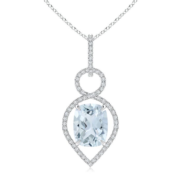 A - Aquamarine / 2.75 CT / 14 KT White Gold