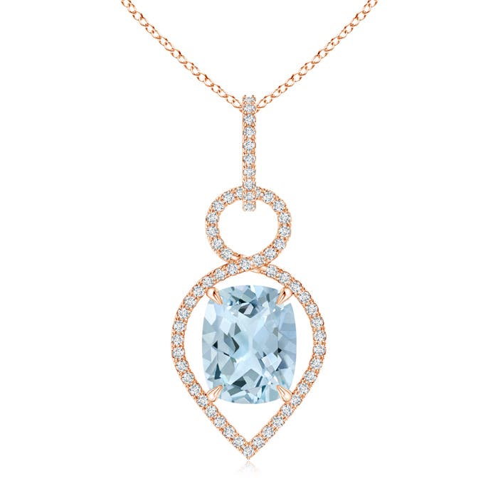 AA - Aquamarine / 2.75 CT / 14 KT Rose Gold