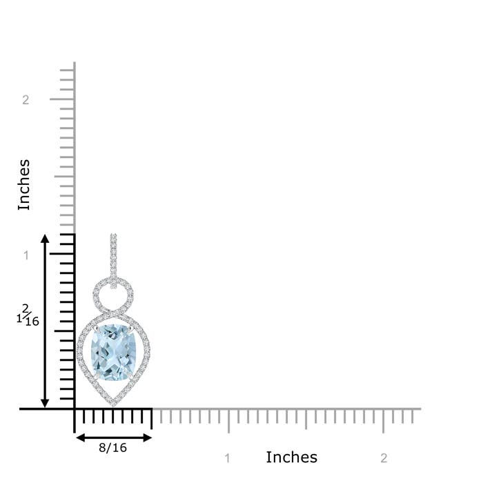 AA - Aquamarine / 2.75 CT / 14 KT White Gold